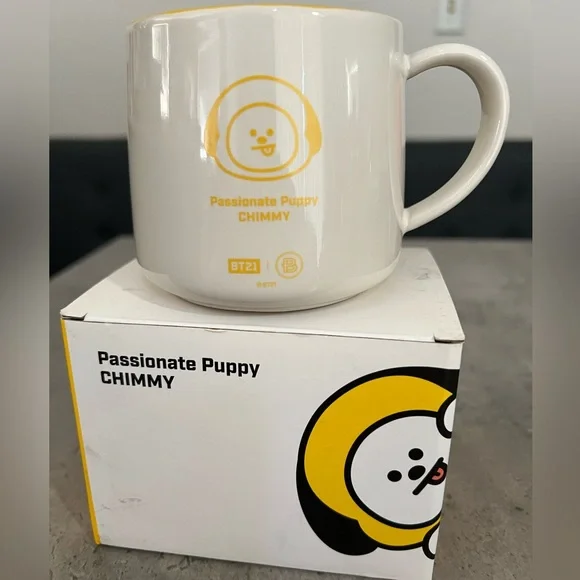 Official Line Friends BT21 x Paris Baguette Limited Edition Chimmy Mug - Picture 2 of 3